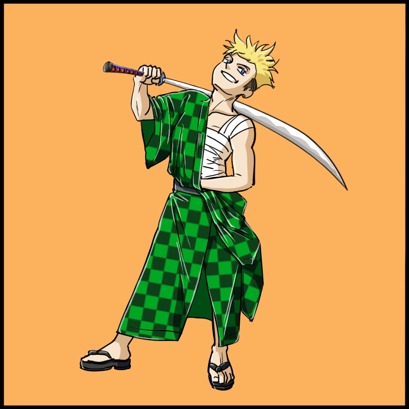 Anime Drawing Poses Sword - art-fidgety