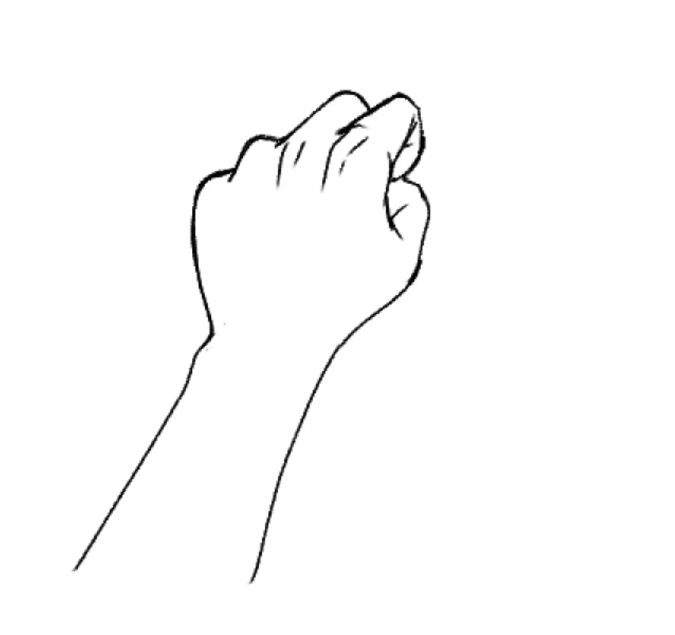 手を描いてみよう グーの形編 Medibang Paint 無料のイラスト マンガ制作ツール