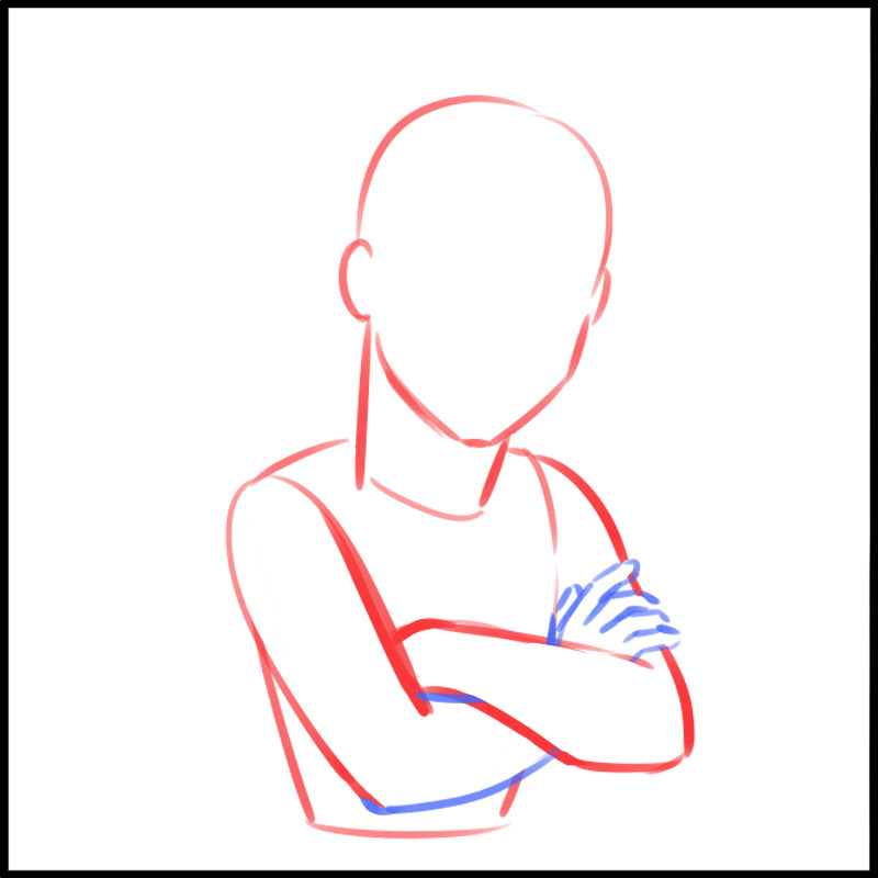 Male arms crossed side view | Figure drawing reference, Art reference  photos, Art reference