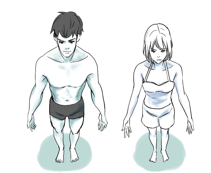 For Beginner】How to Draw a Rough Sketch Body