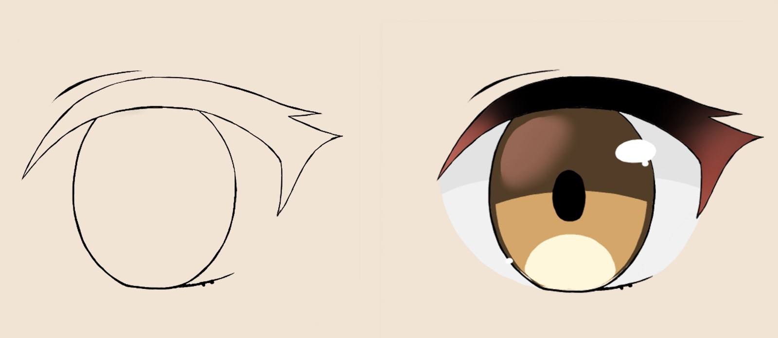 How to draw animes eyes closed  Simple Drawing Ideas 