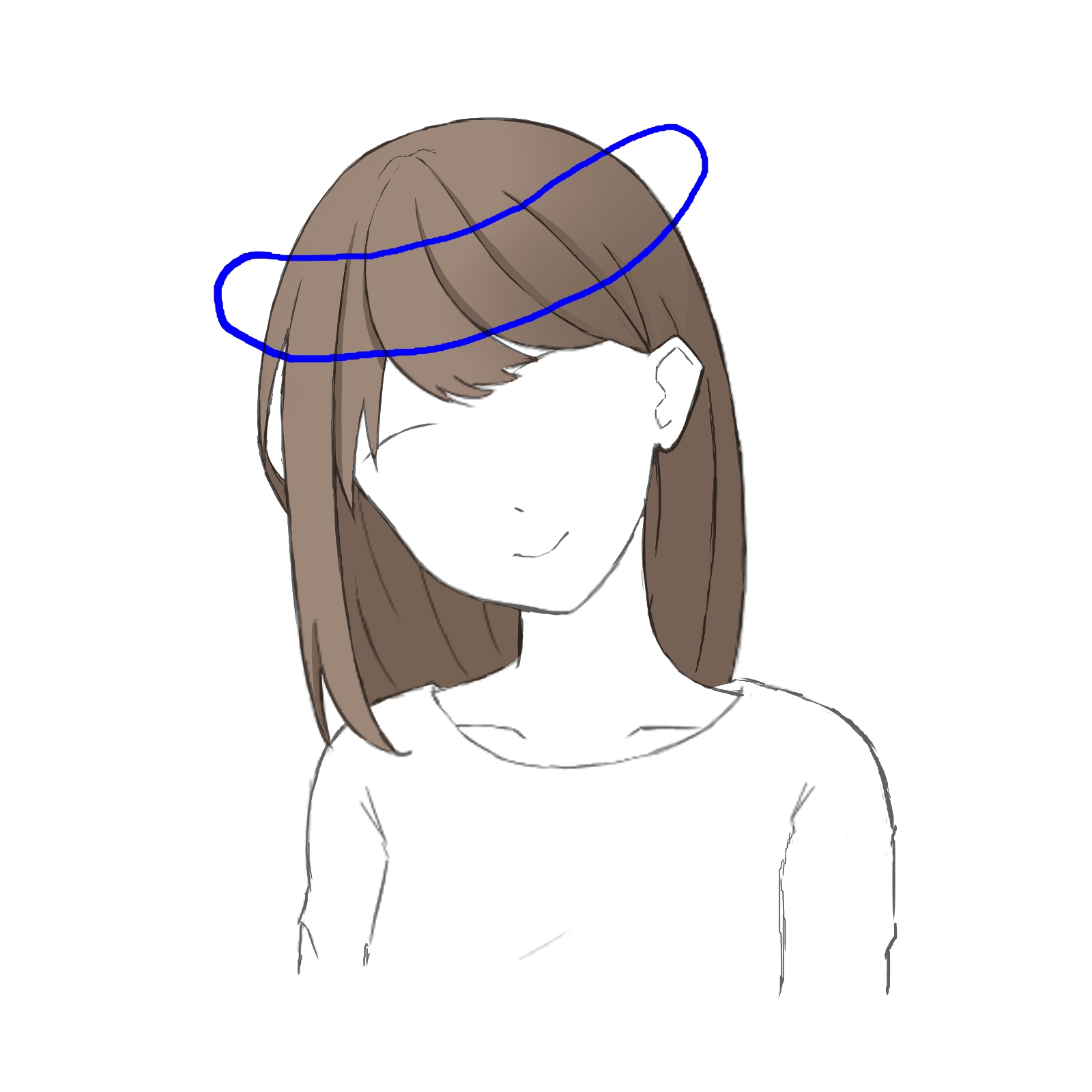 EASIEST Way To Draw Anime Hair 