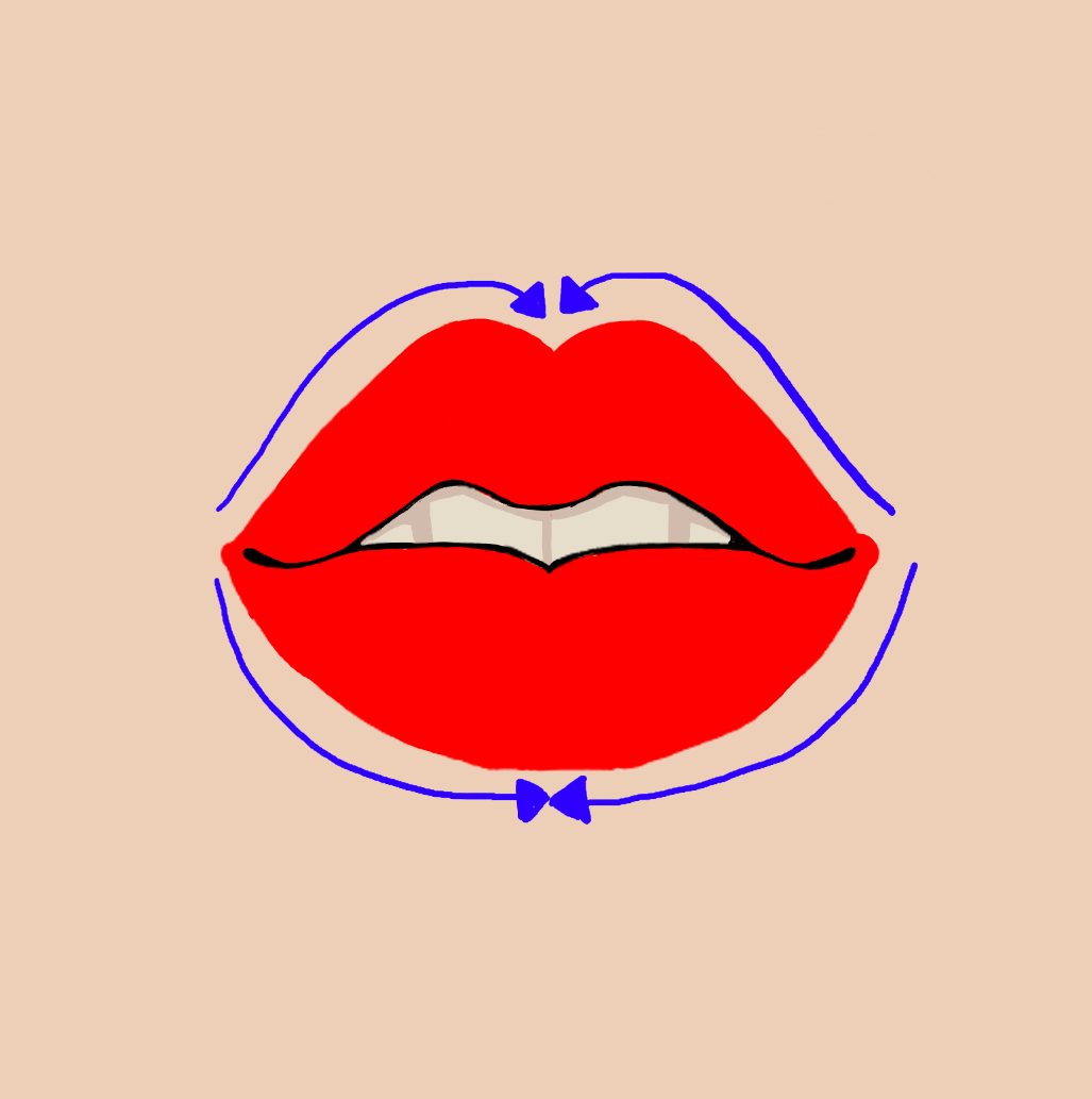 初心者向け 簡単2パターン 唇の塗り方 Medibang Paint 無料のイラスト マンガ制作ツール