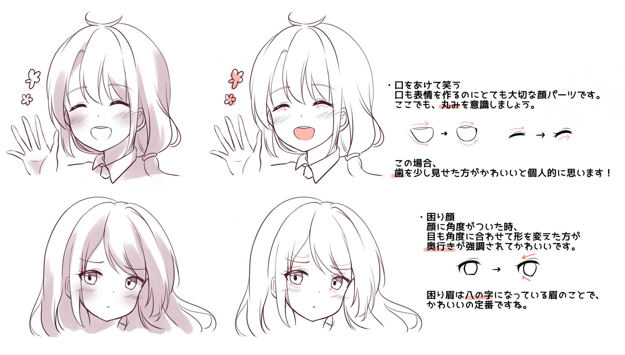 簡単解説 女の子のお顔をかわいく描く方法 メディバンペイント Medibang Paint