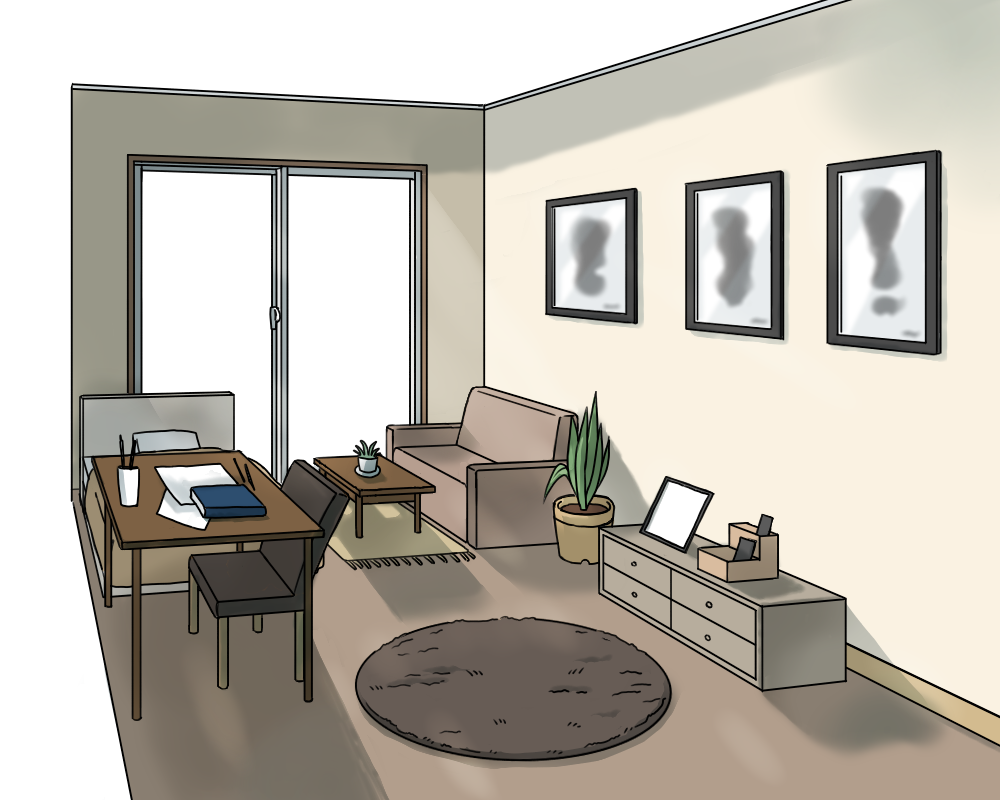 Dibuja una habitación a partir de un un plano | MediBang Paint - the free  digital painting and manga creation software