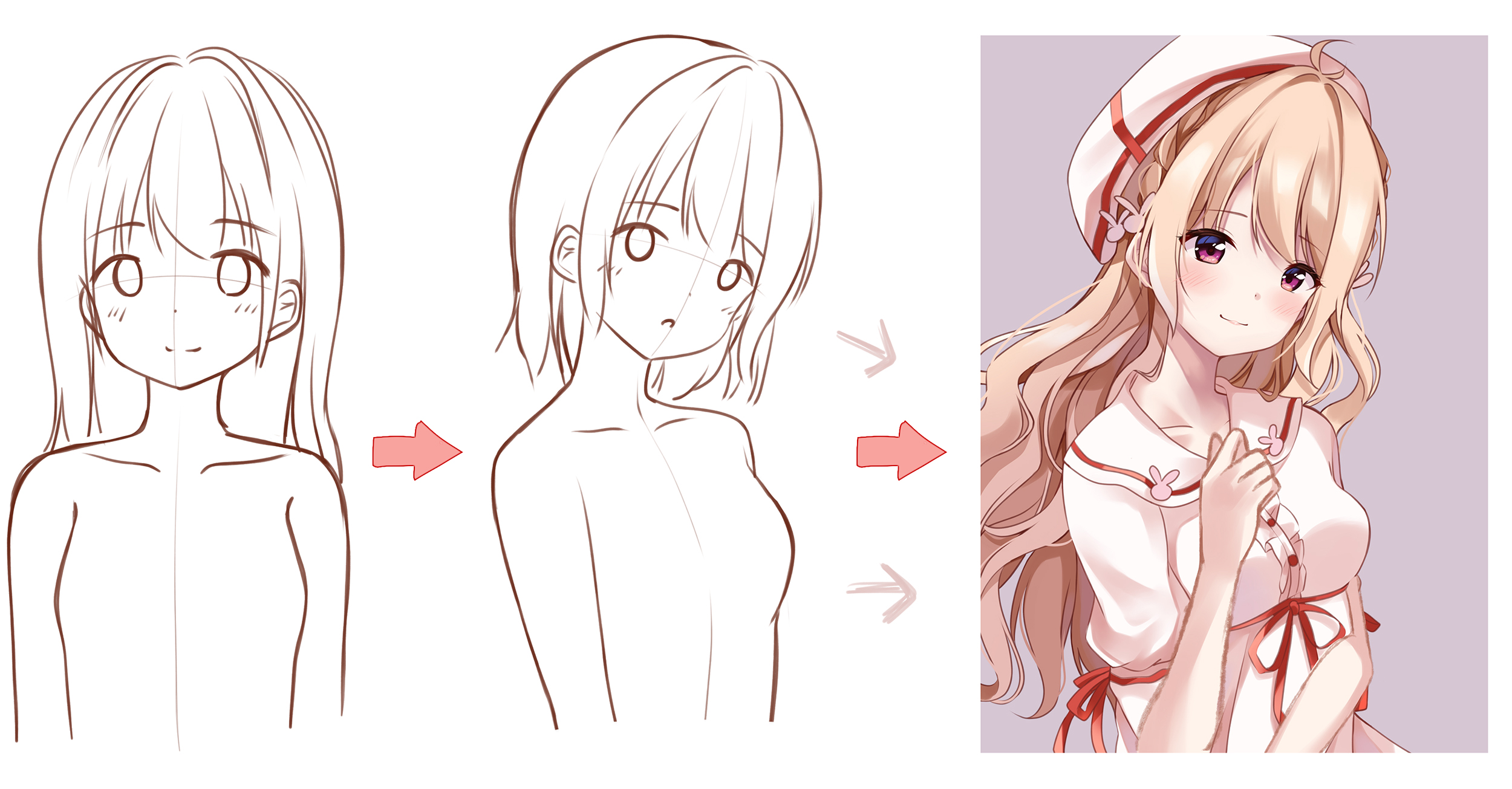 [For Beginners] Find a cute pose from BustUp Illustrations MediBang