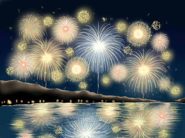 how to draw fireworks step by step easy