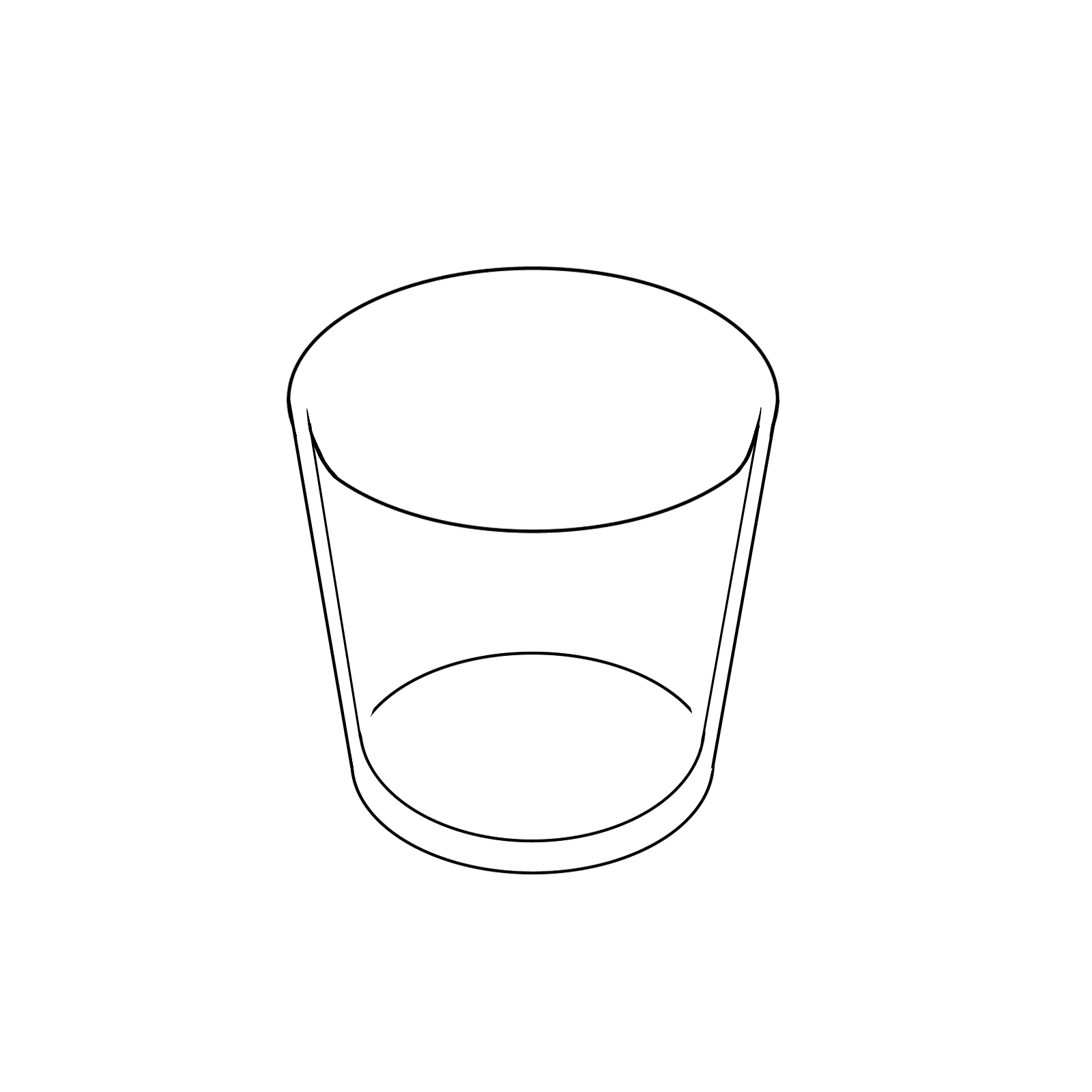 Easy!】How to draw a Glass with a Ruler  MediBang Paint - the free digital  painting and manga creation software