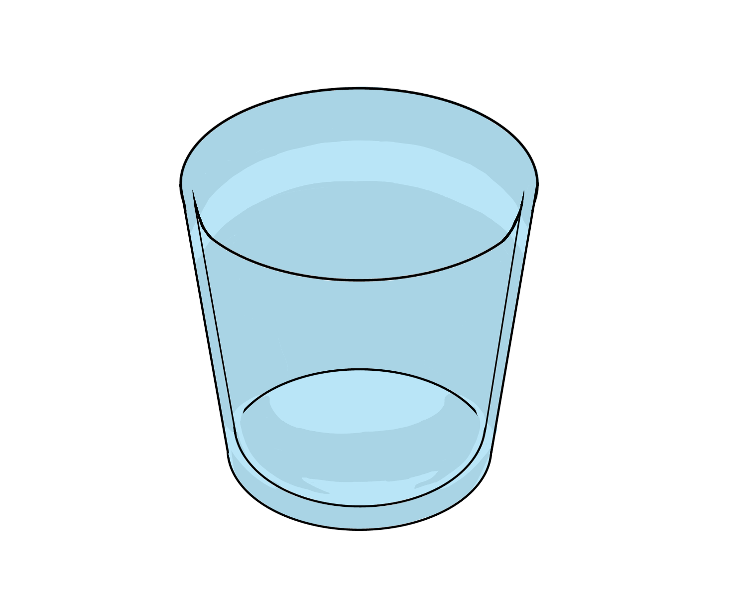 Básico】Pintemos un vaso lleno de agua | MediBang Paint - the free digital  painting and manga creation software