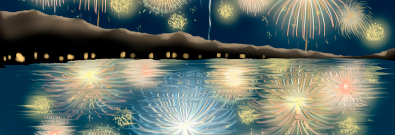 綺麗な打ち上げ花火の描き方 Medibang Paint 無料のイラスト マンガ制作ツール