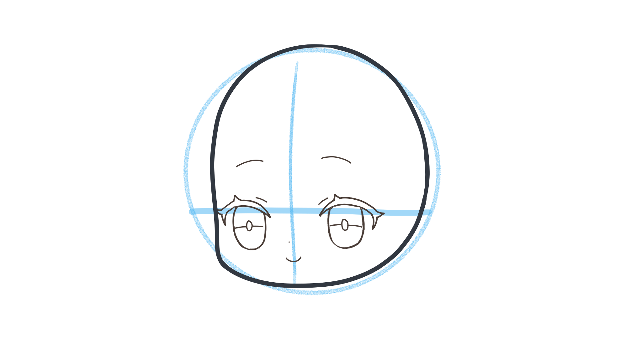 For Beginners】Illustrating Chibi-Character Faces!【Tips on drawing eyes and  hairs too!】