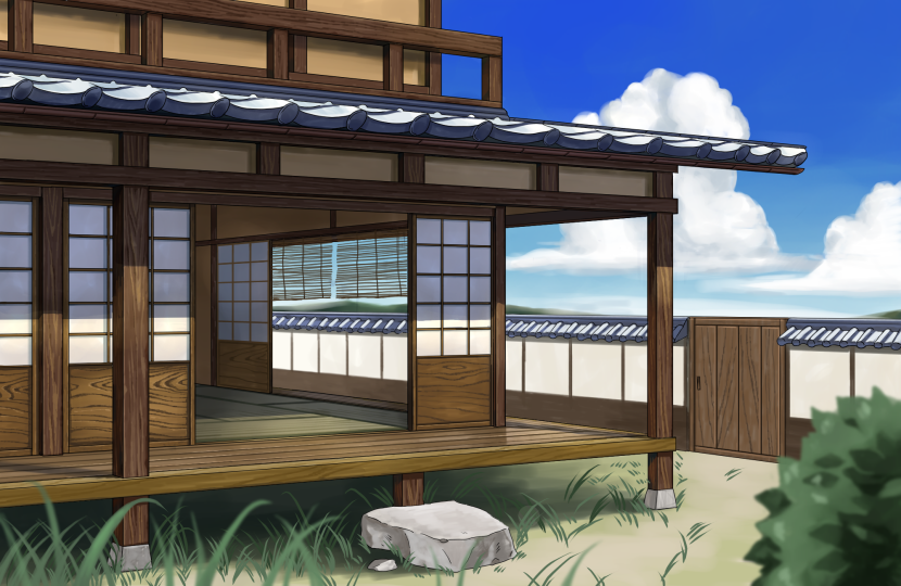 懐かしい景色 日本家屋をメイキング Medibang Paint 無料のイラスト マンガ制作ツール