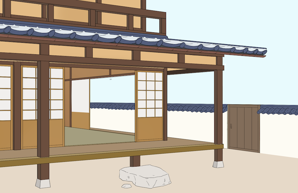 Nostalgic Sceneries! Illustrating Traditional Japanese Houses  MediBang  Paint - the free digital painting and manga creation software