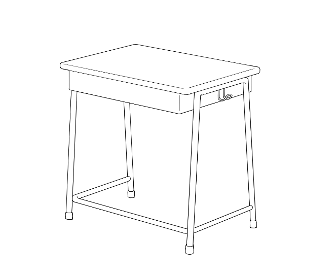 Desk Drawing PNG File | PNG Mart