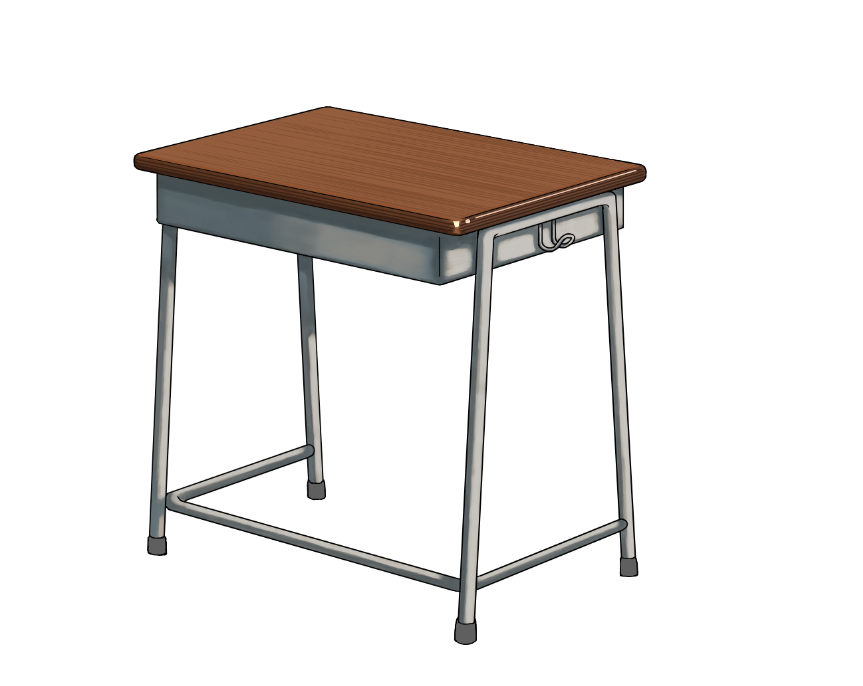 学校の机を描いてみよう Medibang Paint 無料のイラスト マンガ制作ツール
