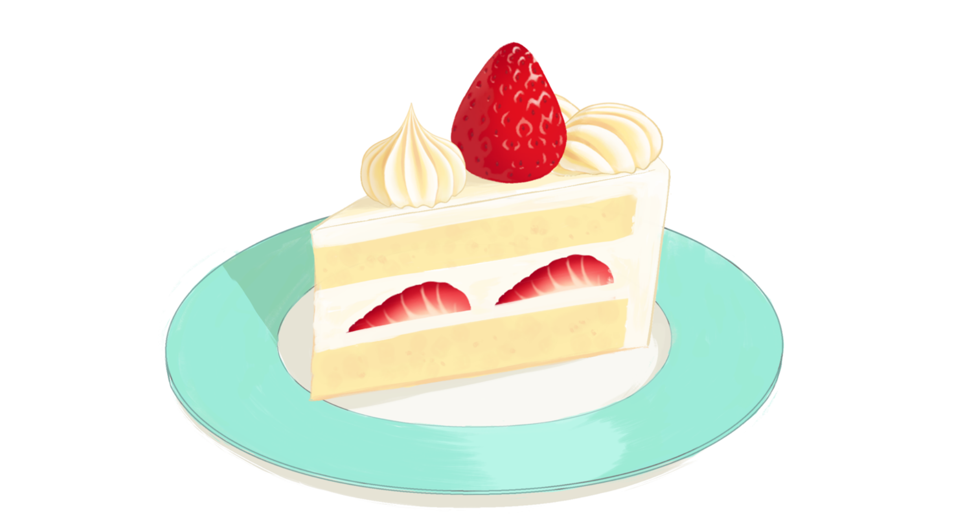 Desenho de Bolo de morango para Colorir - Colorir.com