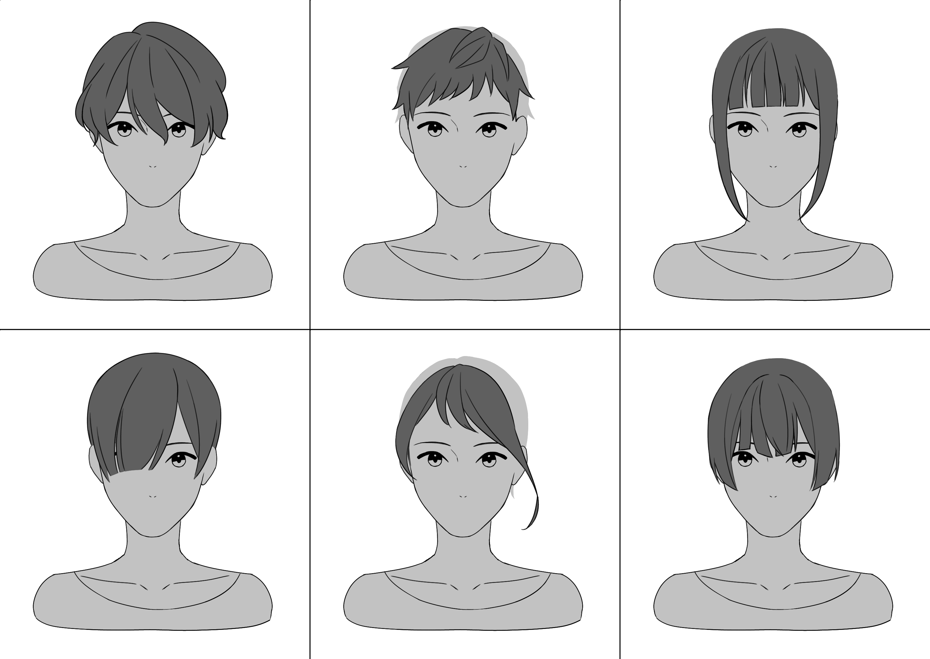 How To Draw Anime Straight Bangs