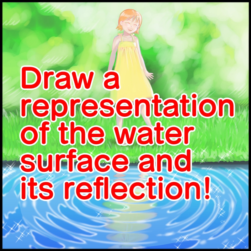 how to draw water