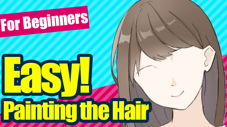 For Beginners] How to paint your character's hair easily! | MediBang Paint  - the free digital painting and manga creation software