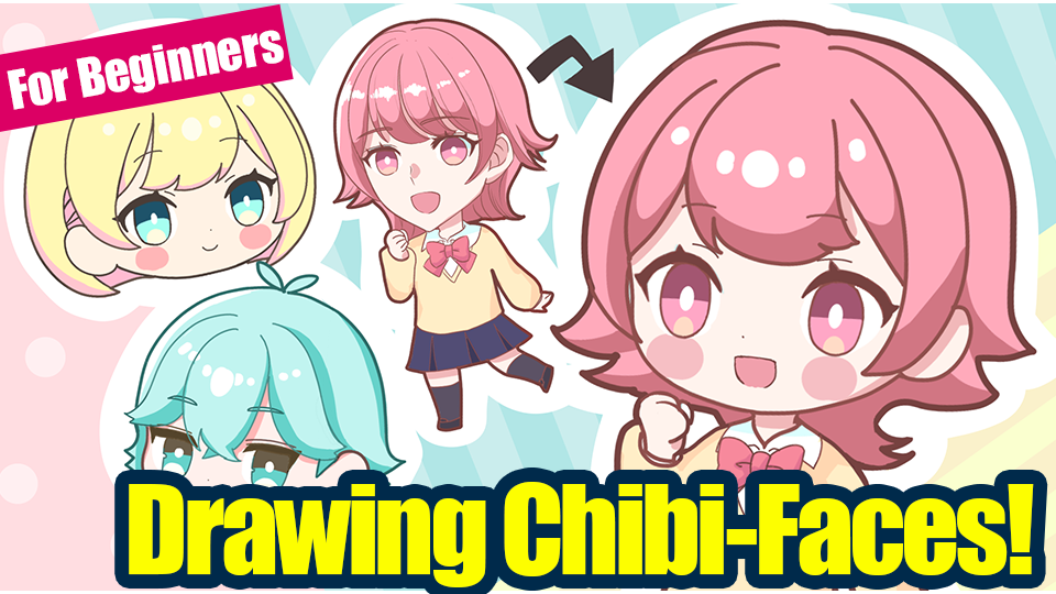For Beginners】Illustrating Chibi-Character Faces!【Tips on drawing eyes and  hairs too!】 | MediBang Paint - the free digital painting and manga creation  software