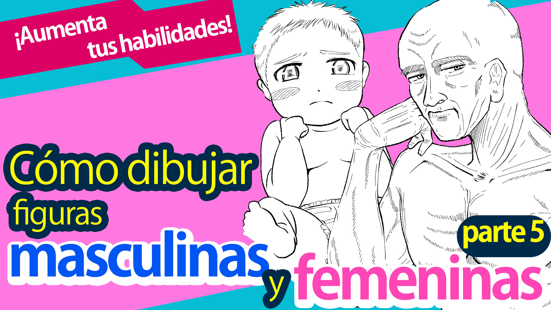 Cómo dibujar figuras masculinas y femeninas (Parte 6: Poses y