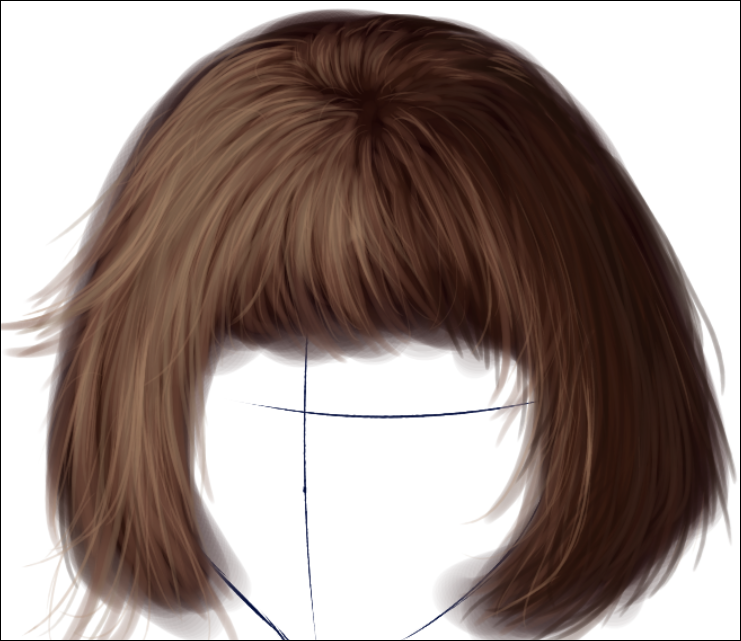 A impressão mudará! Como desenhar o cabelo das meninas?  MediBang Paint -  the free digital painting and manga creation software