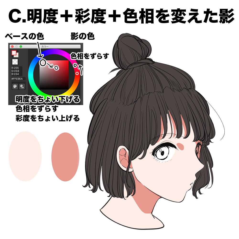 初心者向け 結局のところどうすればいいの 肌の色の選び方 Medibang Paint 無料のイラスト マンガ制作ツール