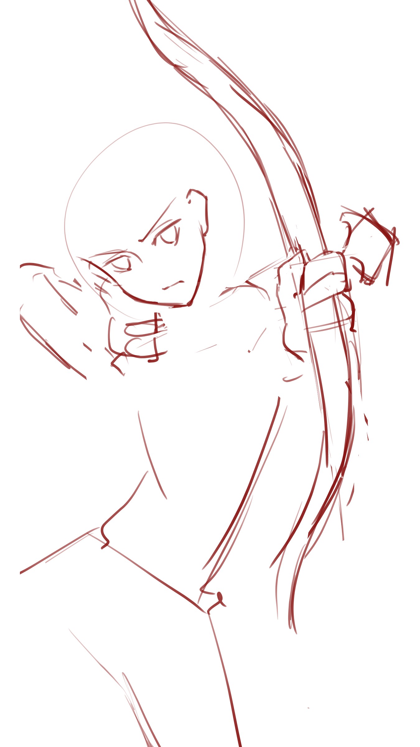 Para iniciantes】Poses com armas~Parte 2~【Making】 MediBang Paint - the free digital painting and manga creation software