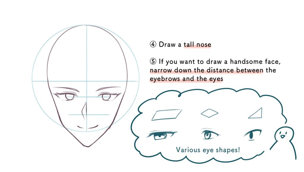 How to draw a handsome boy’s face | MediBang Paint - the free digital ...