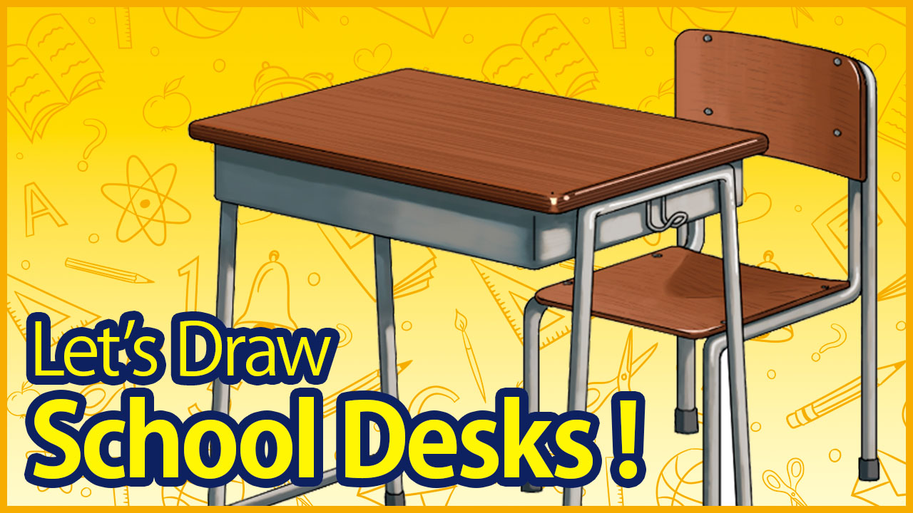 Pencils and drawing or sketch pad on wooden background. School