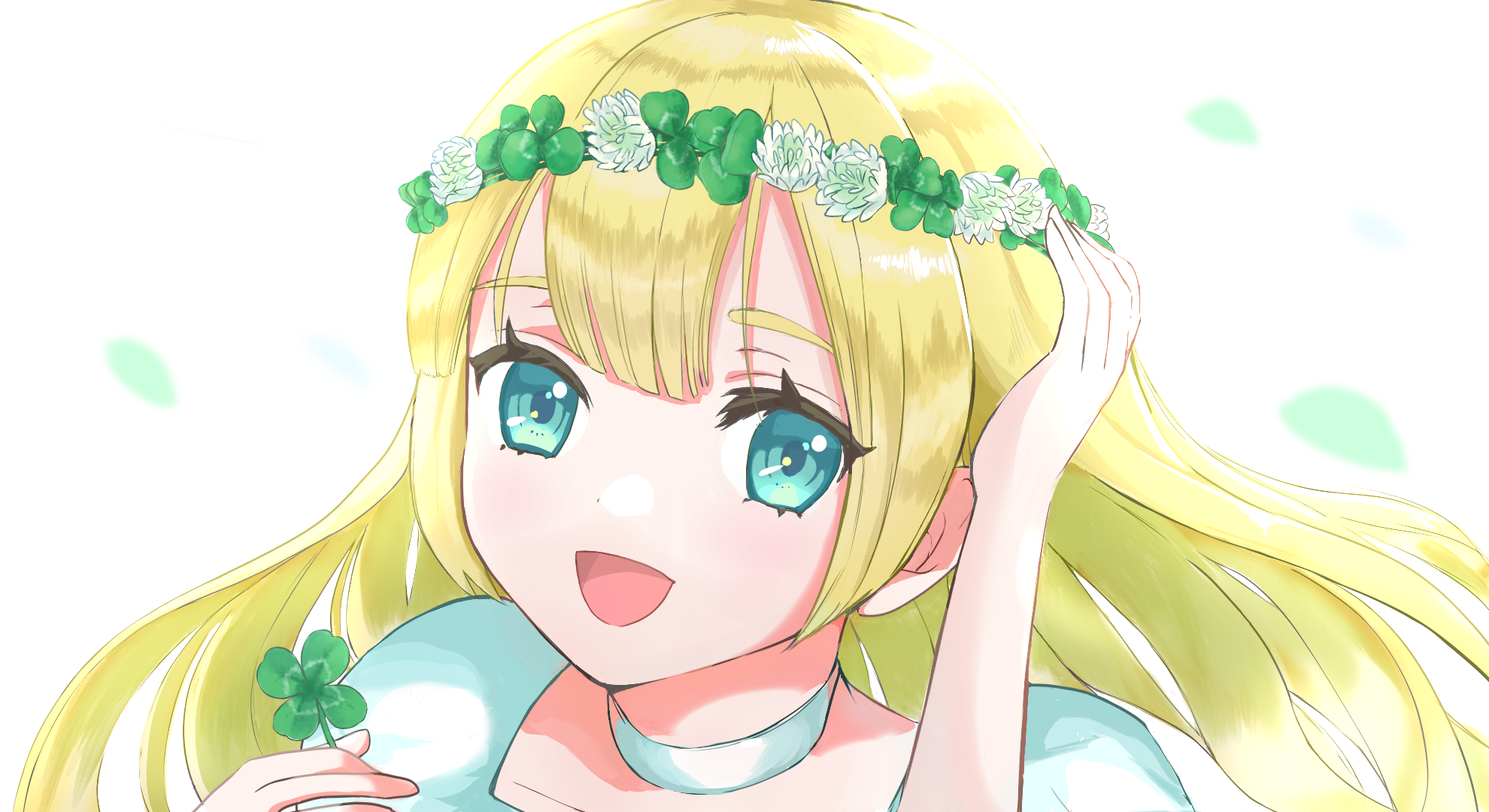 クローバーを描いてみよう 花言葉や花冠の描き方も Medibang Paint 無料のイラスト マンガ制作ツール