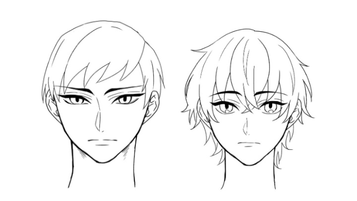 how to draw anime boy nose