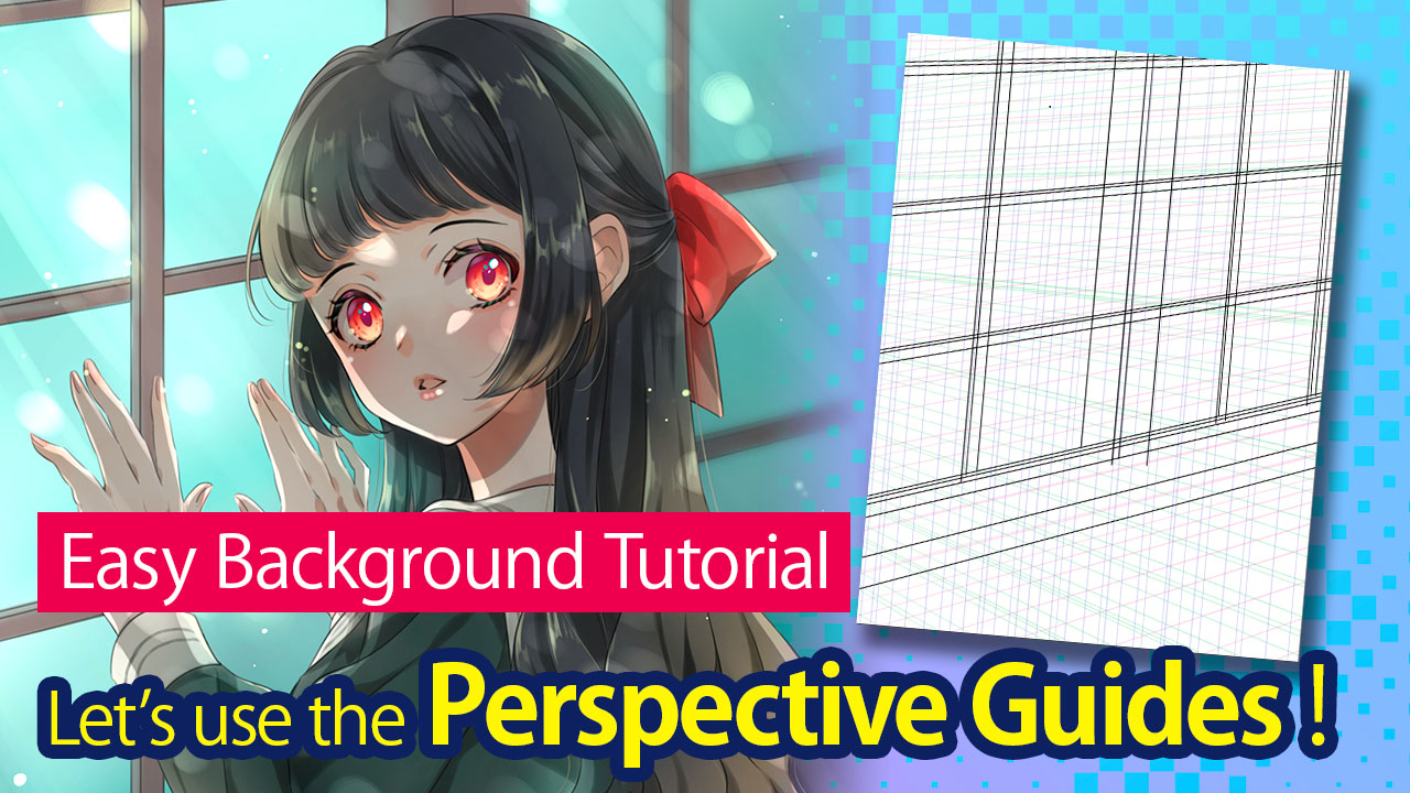 Easy Background Tutorial】Let's use the Perspective Guides! | MediBang Paint  - the free digital painting and manga creation software