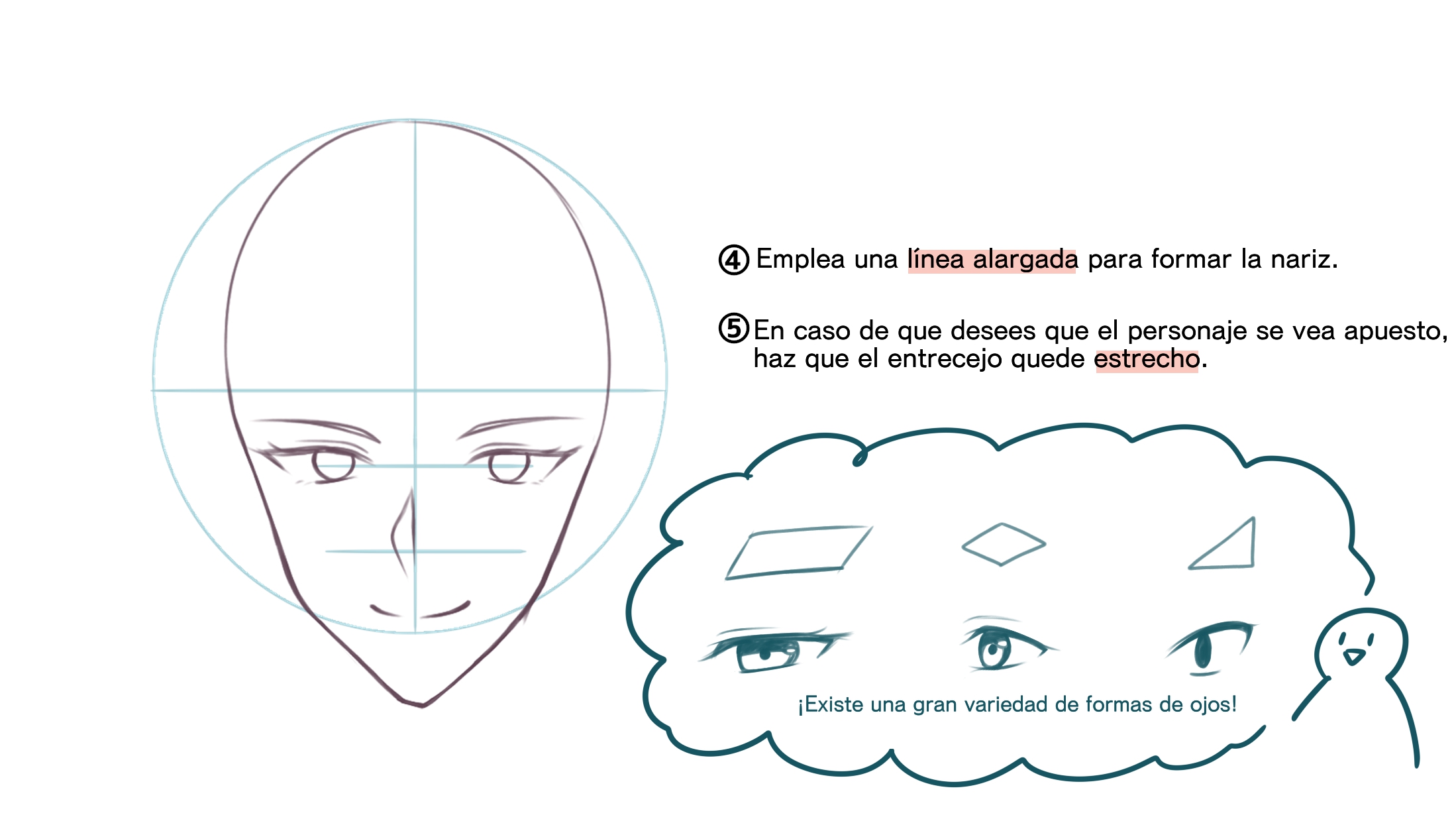 Guía fácil】Cómo dibujar rostros masculinos atractivos | MediBang Paint -  the free digital painting and manga creation software
