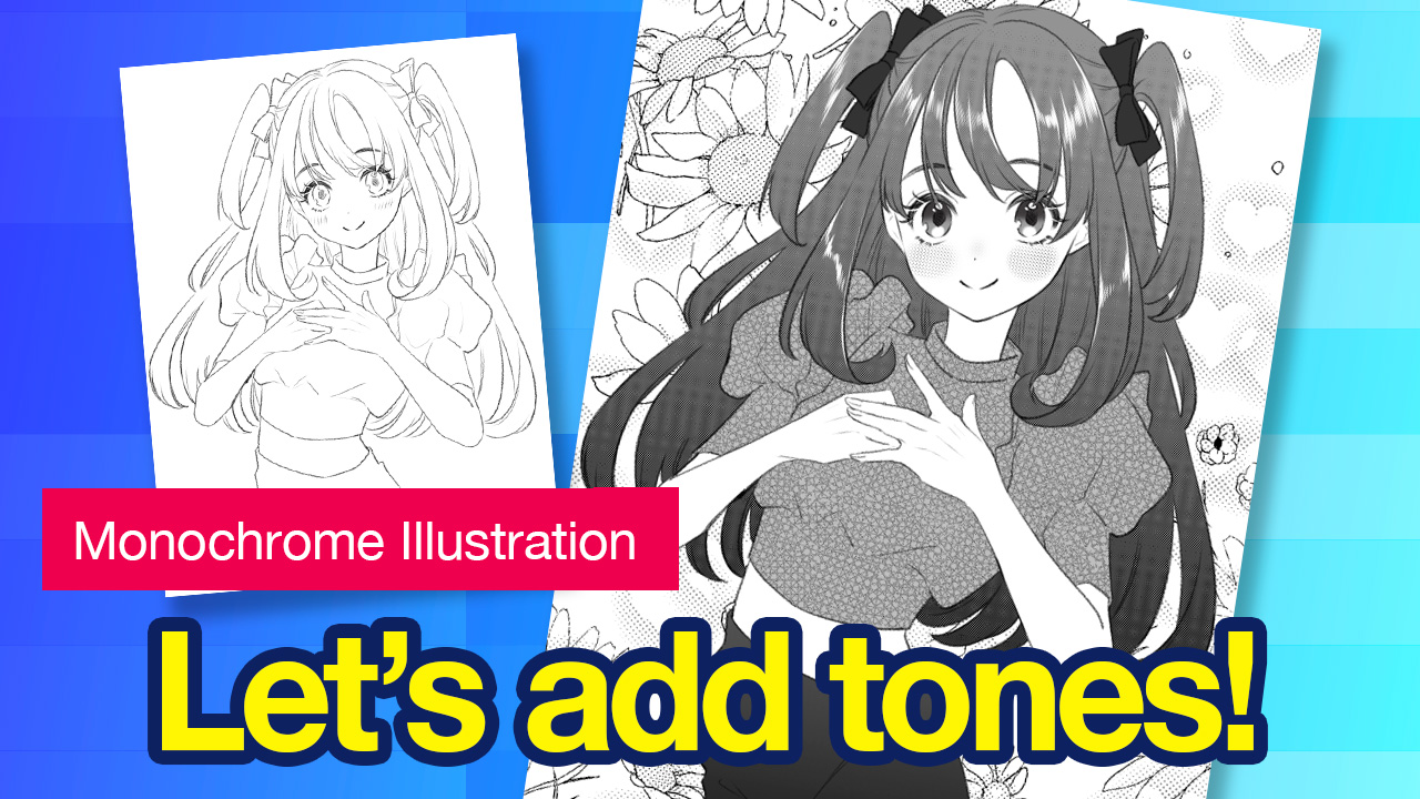 For Beginners] How to paint your character's hair easily!  MediBang Paint  - the free digital painting and manga creation software