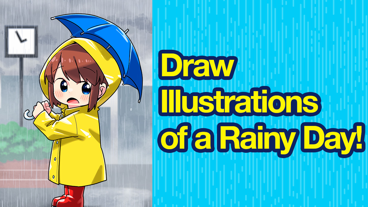 Rainy Day Pictures | Art drawings for kids, Rainy day drawing, Kids canvas  art