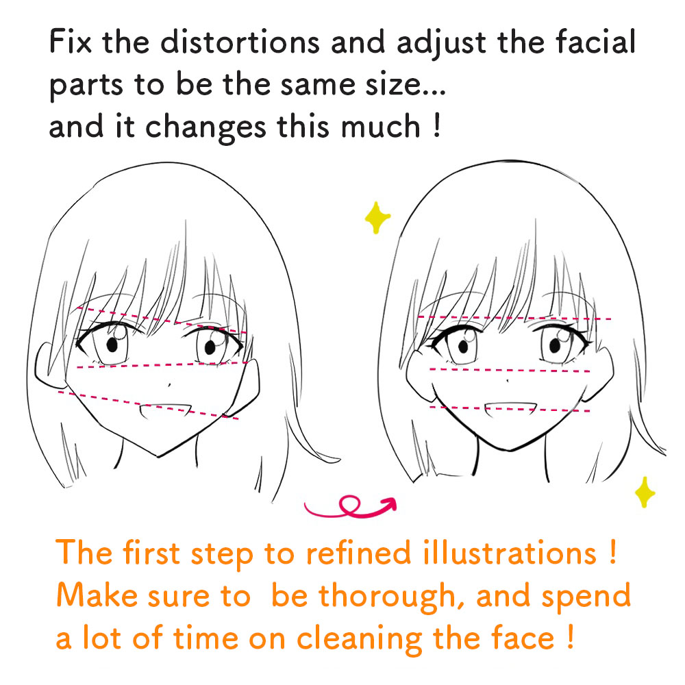 Técnicas para desenhar facilmente diversos estilos de penteados  MediBang  Paint - the free digital painting and manga creation software
