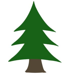 クリスマスツリーの簡単な描き方