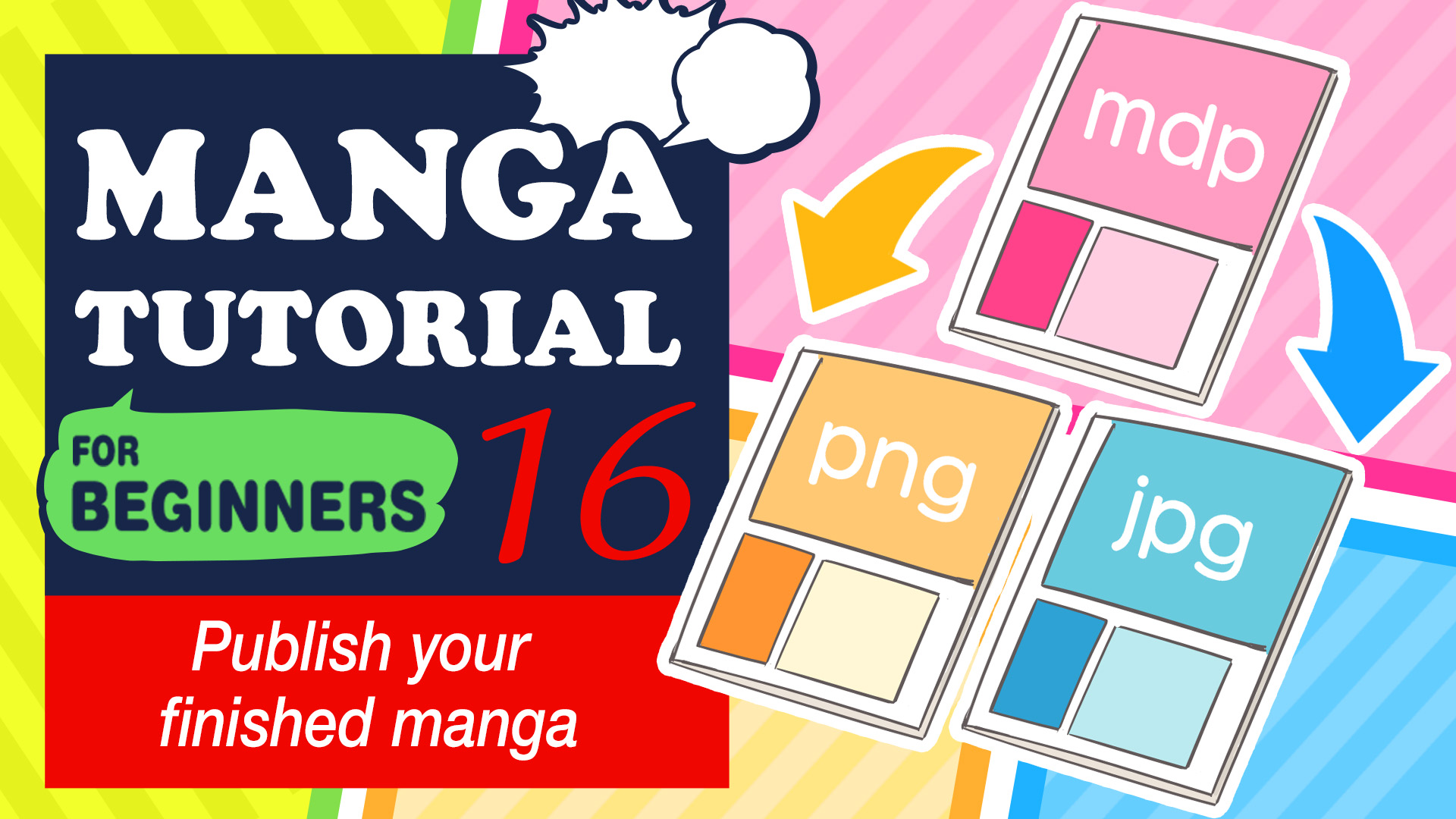 Manga Tutorial for Beginners 01 Process of Manga Making  MediBang Paint -  the free digital painting and manga creation software