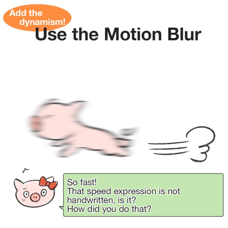 How to draw Motion Blur to enhance dynamism! MediBang Paint the