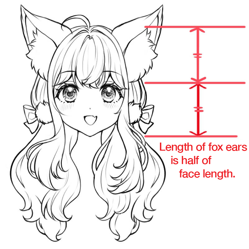 How to draw cute animal ears easily!  MediBang Paint - the free digital  painting and manga creation software