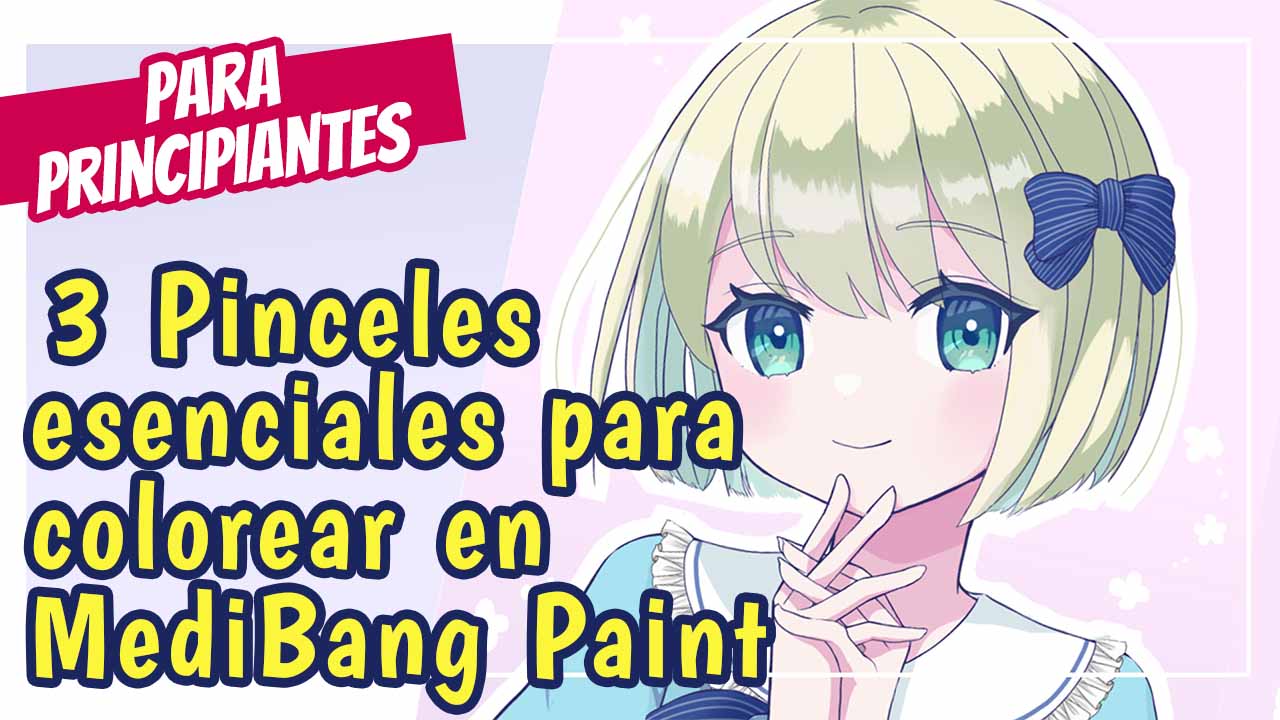 【Para principiantes】Tutorial para colorear una ilustración usando tres pinceles de MediBang Paint