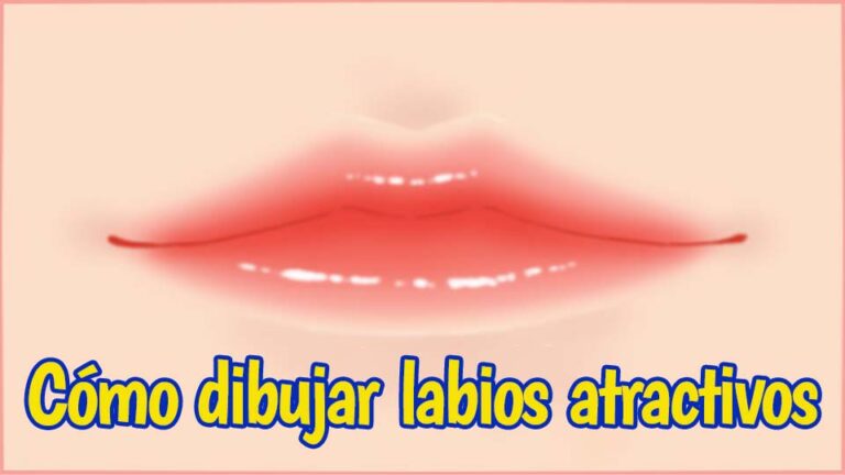 Cómo dibujar lindos labios para tus personajes