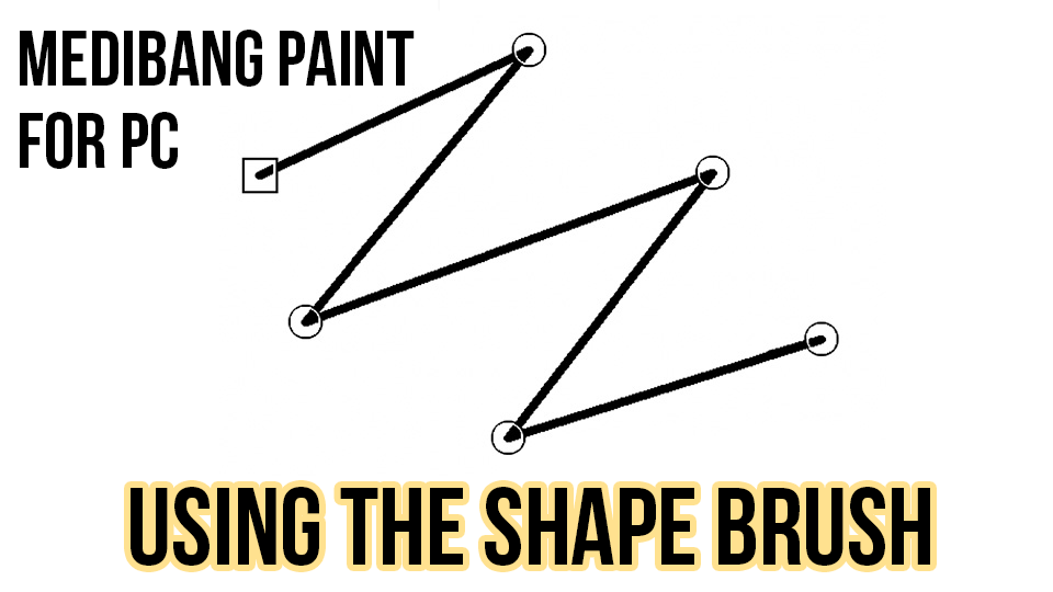 PC】 Using the Shape Brush Tool  MediBang Paint - the free digital painting  and manga creation software